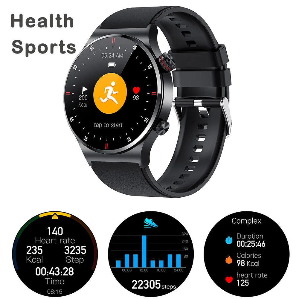 2023 Luxury Smart Watches Men NFC BT Call Fitness Waterproof Sports Wrist Intelligent Smartwatches Women Kids for Xiaomi/Huawei