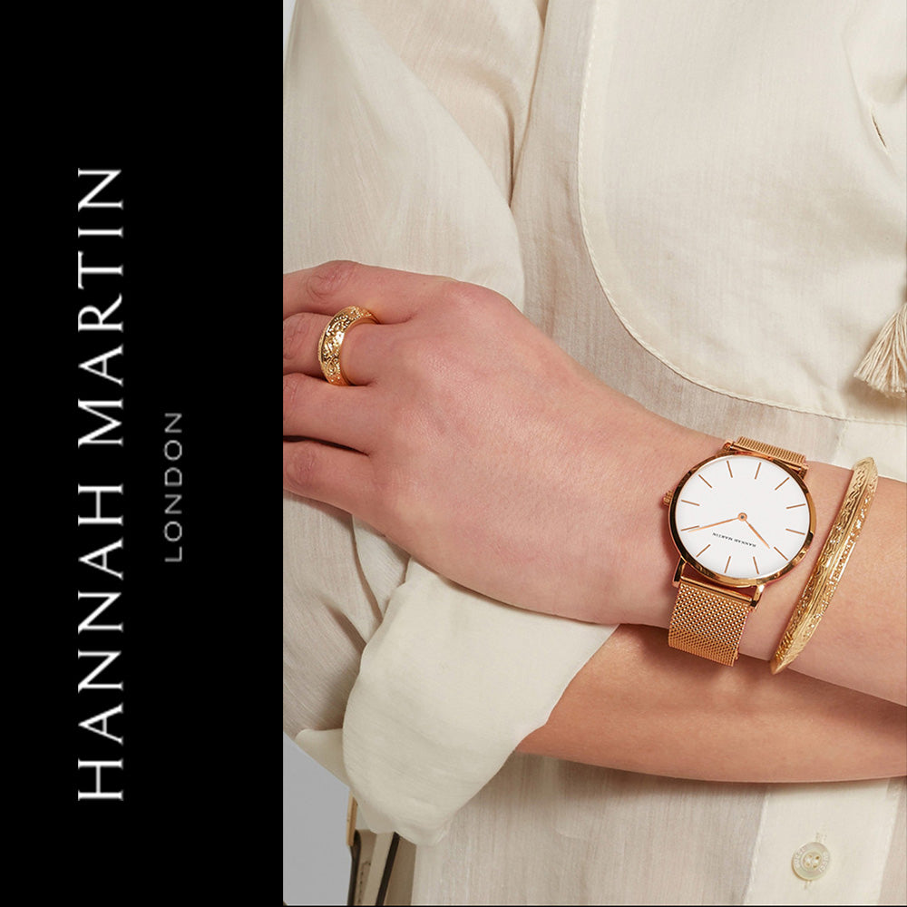 Hannah Martin Women's Watch Set with Bracelet