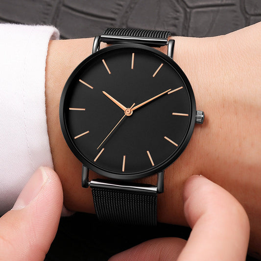 Women Watch Rose Gold Montre Femme 2023 Mesh Belt Ultra-thin Fashion Relojes Para Mujer Luxury Wrist Watches Reloj Muje